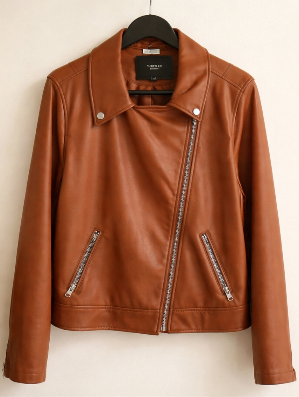Torrid Women's Tan Moto Jacket - Picture 1 of 6